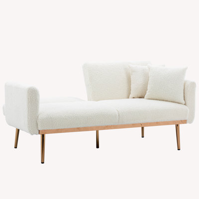 Charlie-Louise 65.36"" Round Arm Sofa Bed -  Everly Quinn, 5FC6A928482244FE84D3CE3DAF174937