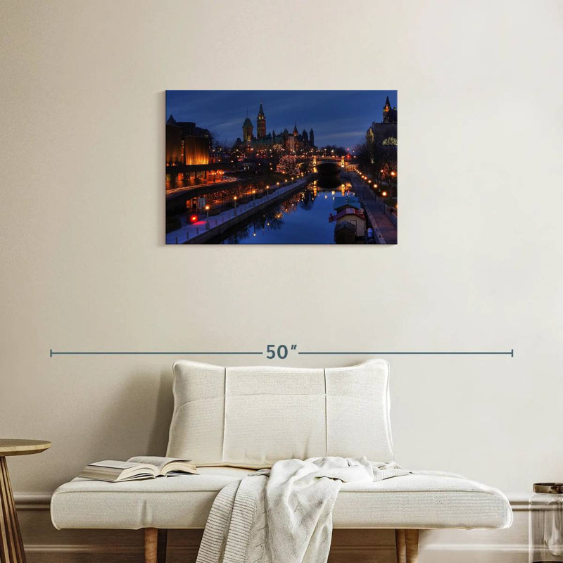 Lilie Ottawa At Night, 20" H x 30" W