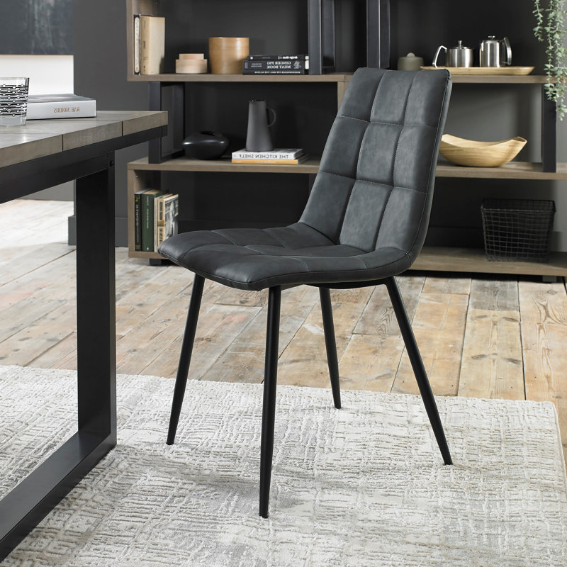Cressida 283.97cm H Upholstered Side Chair, Grey