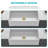 33 X 20 X 10 Inch White Farmhouse Sink Workstation - Porcelain Ceramic Single Bowl Apron Front Kitchen Sink
