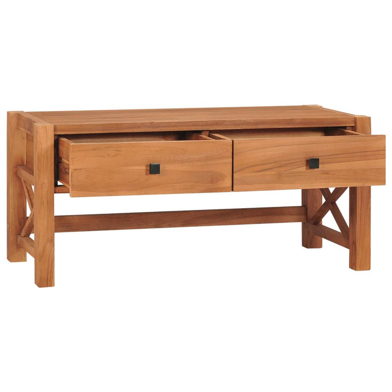 Alaska Solid Wood Writing Desk, 45cm H x 100 cm W x 40cm D