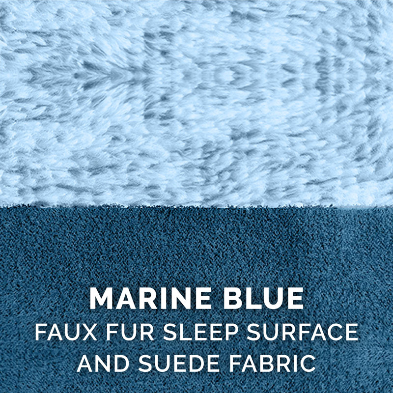 Large Marine Blue Orthopedic Foam Outdoor Dog Bed