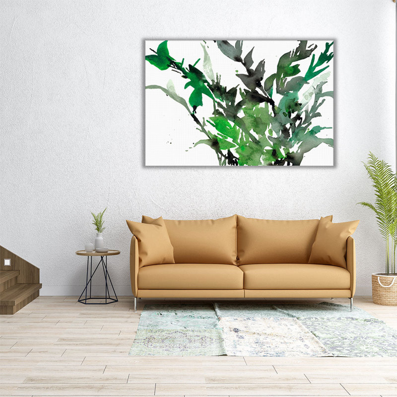 Just the Leaves I - reproduction d'art sur toile, H 32 po x l 48 po