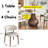 5Pcs Dining Room Set Dining Table And 4 Seats - Sintered Stone Round Dining Set-267718156-267718154-237595686