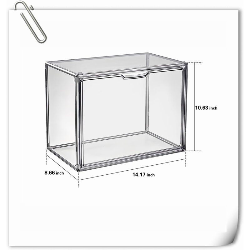 Bac en plastique Rebrilliant, Gris