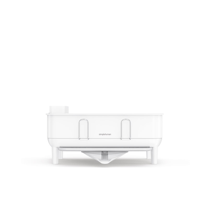 Simplehuman Compact Steel Frame Dishrack, White