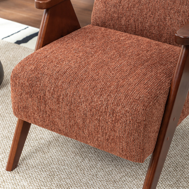 Fauteuil Bula, Orange brûlé