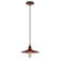 Knowles 1 - Light Rustic Red Single Pendant