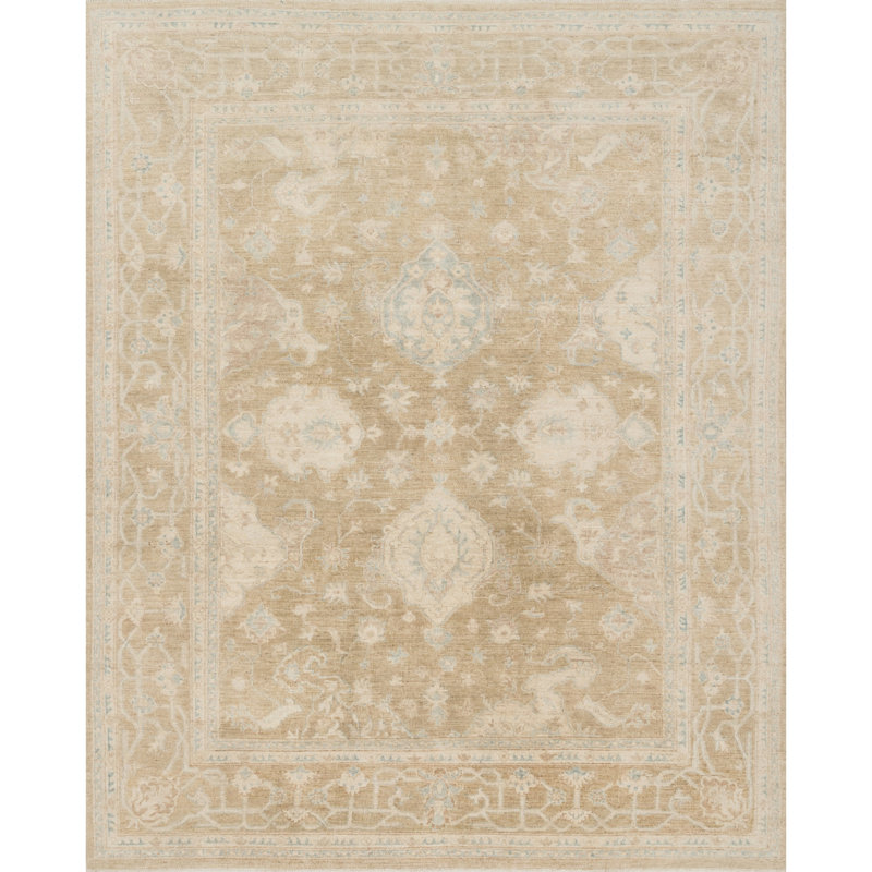 Kingsley Wool Oriental Area Rug, Square 1'6" x 1'6"