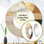 Abstrait abstrait beige doré - Collage abstrait IV, miroir mural rond beige, impression sur métal-99622788