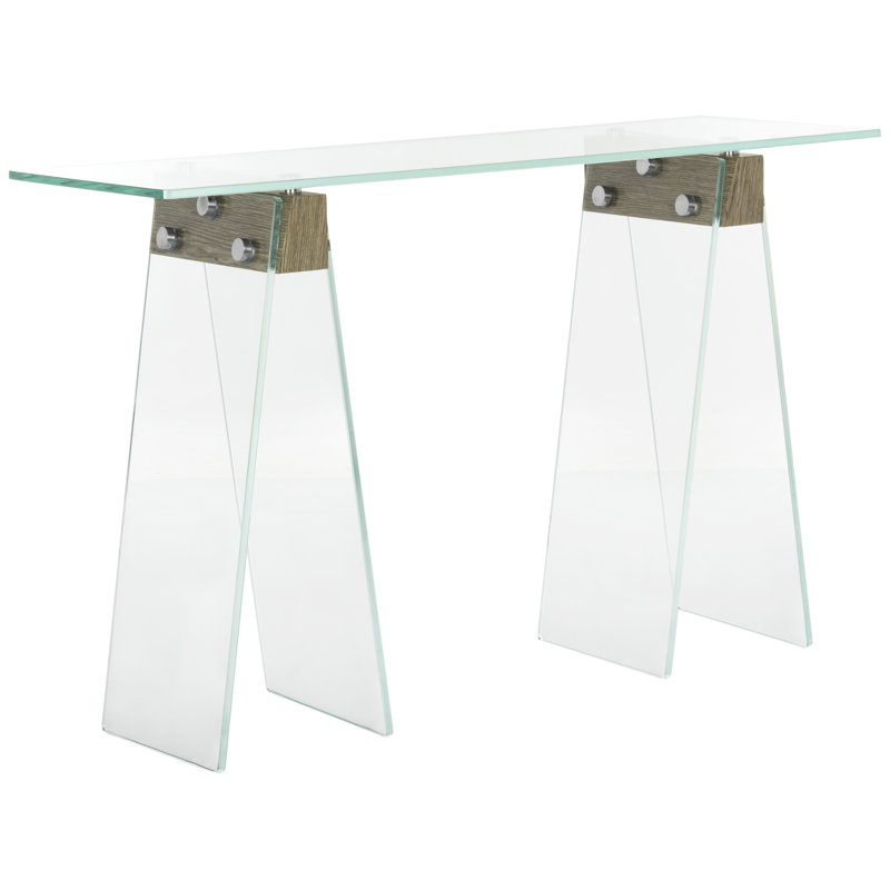 Shanklin 119cm Glass Console Table