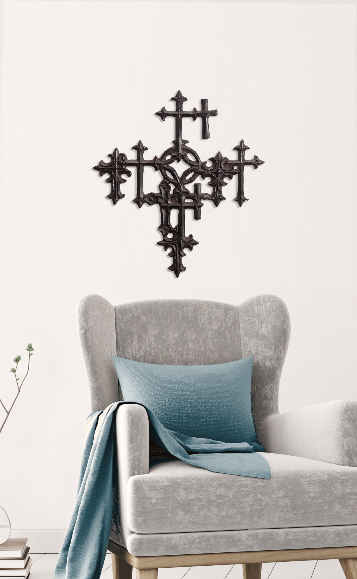 Trinx Cross Pattern Wall Art & Reviews | Wayfair