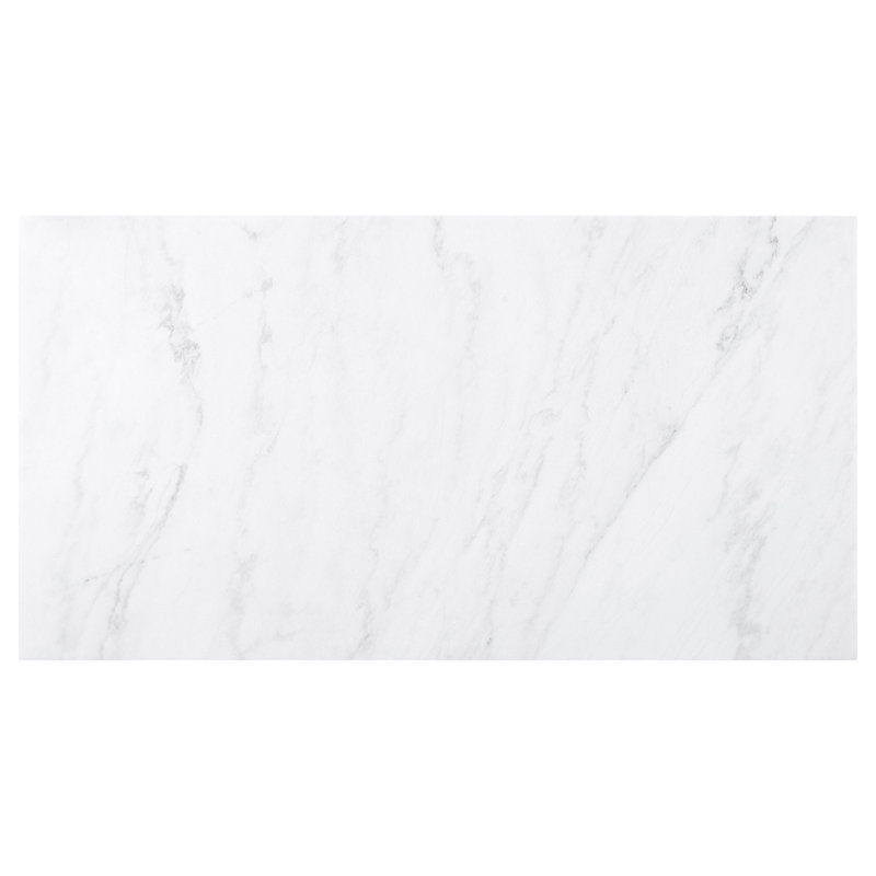 Maroney Rustic Espresso Marble Top Dining Table