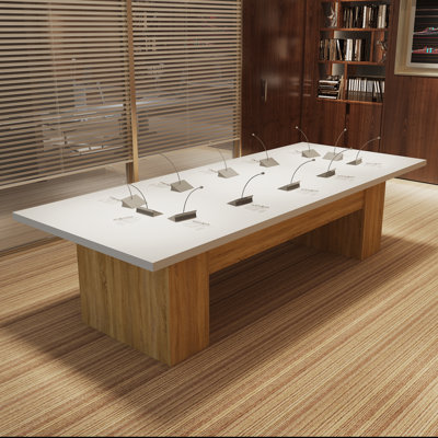 Lukehart Rectangular Table by Inbox Zero
