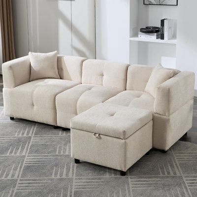 3 Seater Fabric Sectional
