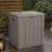 Water Resistant Resin Lockable Deck Box