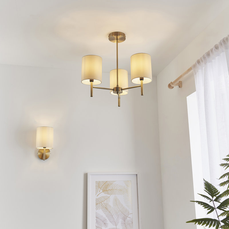 Iyanna Armed Sconce, Antique Brass