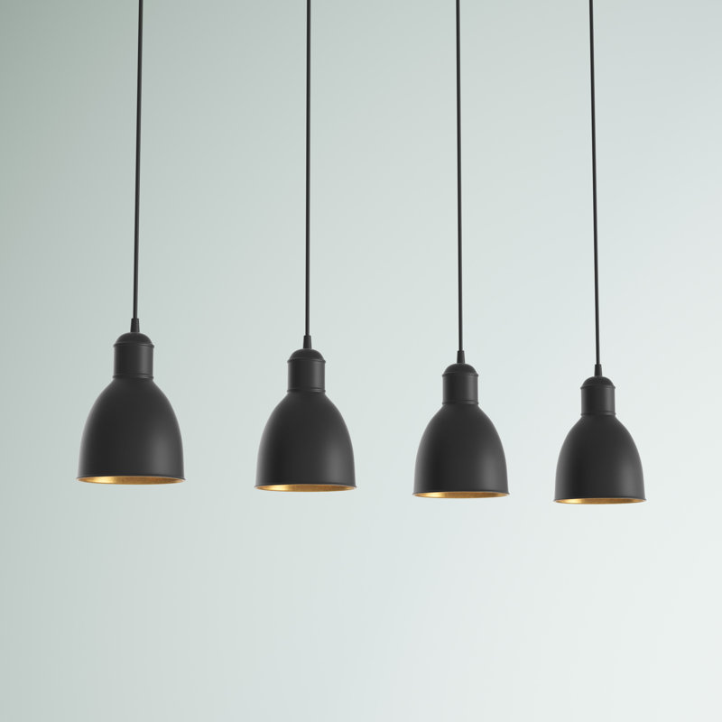 Luminaire suspendu pour îlot de cuisine 4 lumières pour îlot de cuisine Marblehead