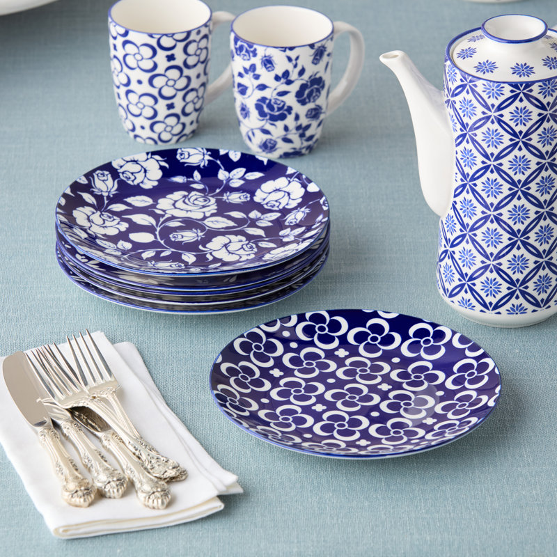 Ensemble de 6 assiettes à salade Madison