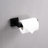 4 Bathroom Hardware Ensemble In Matte Black - 304 Stainless Steel, Rust-, Scratch-, Modern Outlook, Easy Setup For Multiple Rooms Accessories Compilation 4 Pieces, Design, Effortless Installation-1065874342
