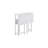 Folding Desk Small Foldable Desk for Small Space, 31.5 Inches Writing Computer Desk in Study, Home Office Foldable Office Desk for Bedroom 80*58,white