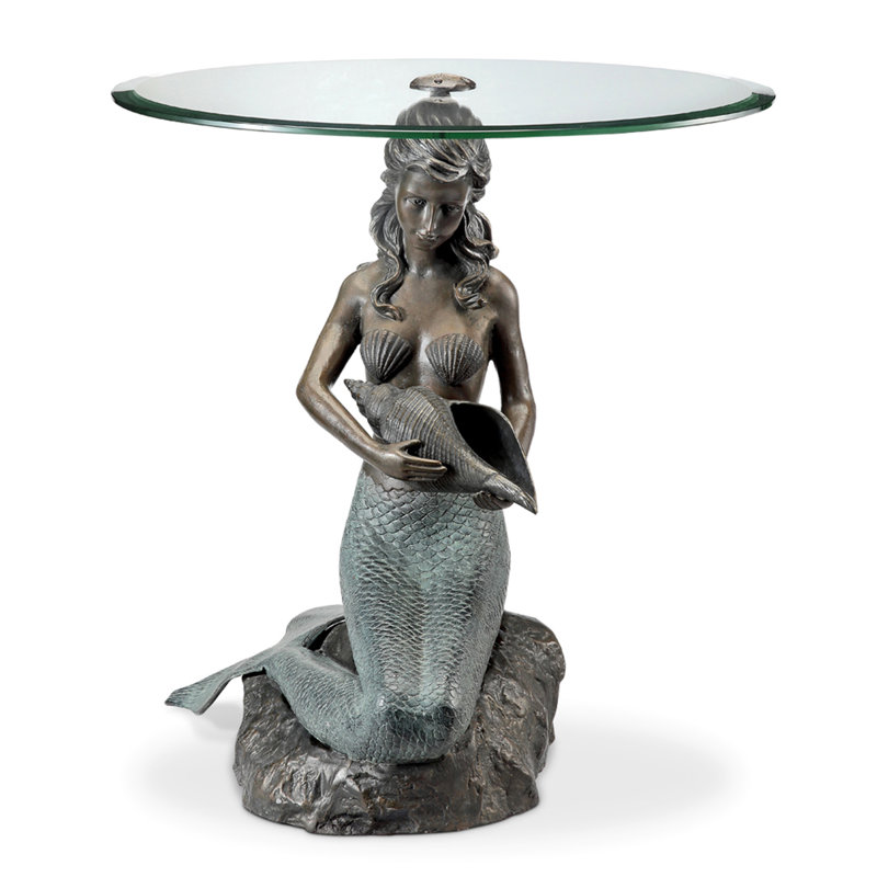 Glass End Table