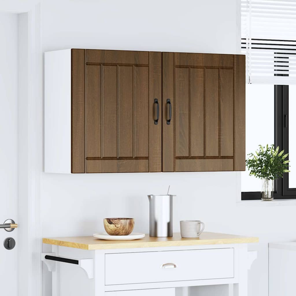 vidaXL Oven Cabinets Kitchen Cabinet Oven Unit 2 pcs Kalmar Engineered Wood