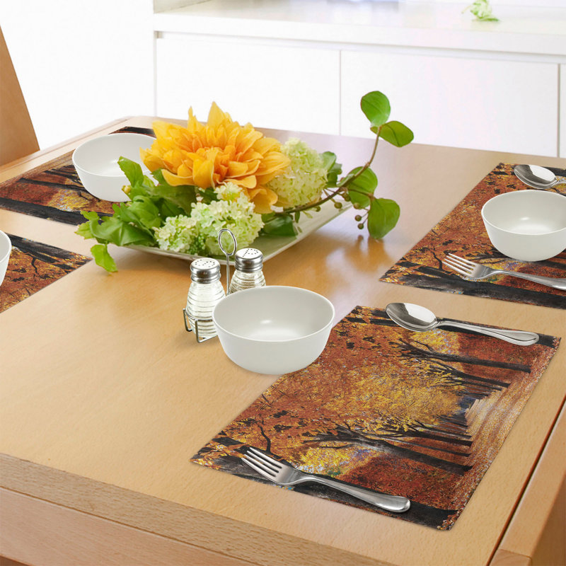 Ensemble de 8 napperons East Urban Home