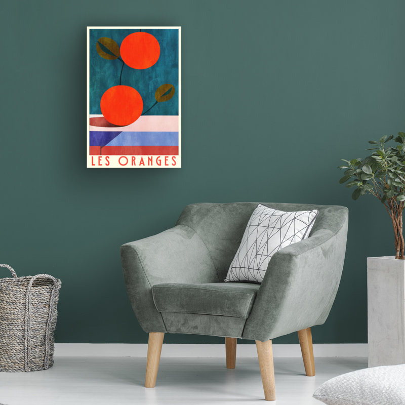 Bo Anderson Les Oranges sur toile, H 47 po x l 30 po x P 2 po
