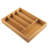 Bamboo Rect 5-Sectional Cutlery Tray