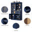Armoire de rangement pour garde-manger autoportante Zorindale avec tablettes de porte et plateaux coulissants