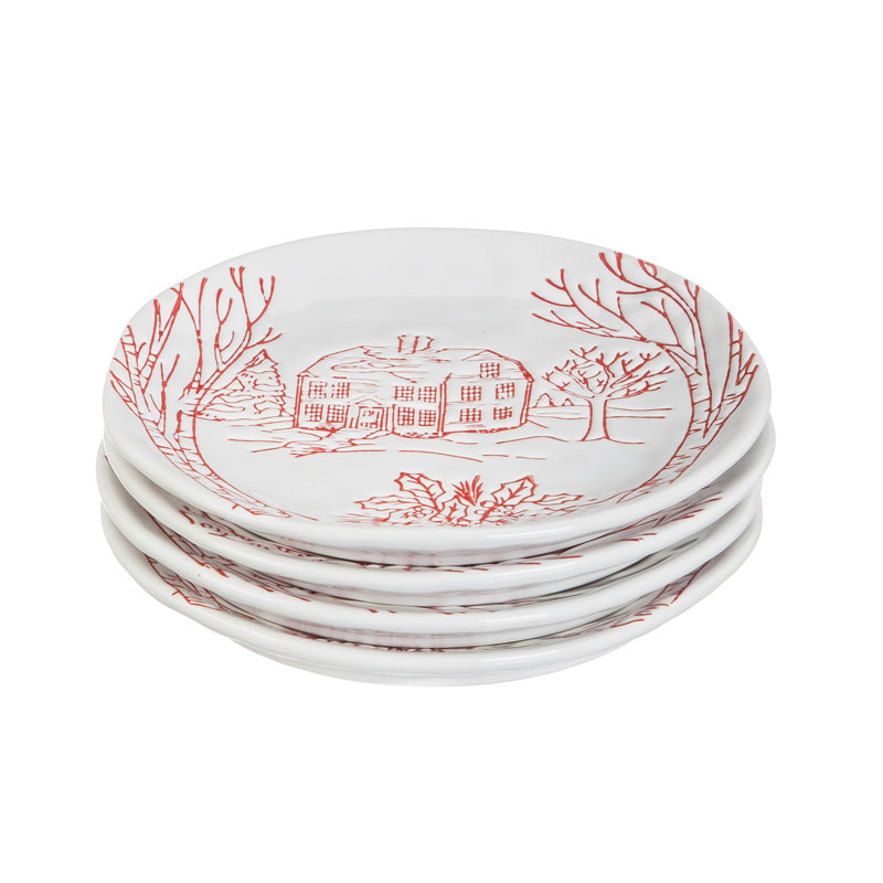 Mortimer Holiday Farmhouse Appetizer Plate