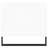 Vidaxl Coffee Table White Engineered Wood, Metal Medium Coffee Table-1897066316