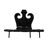 Wrought Iron Cabinet Rustproof Face Mount Hinge