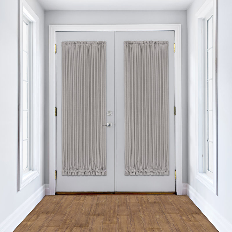 Panneau de rideau simple Lamesa, L 54 po x L 72 po, Gris