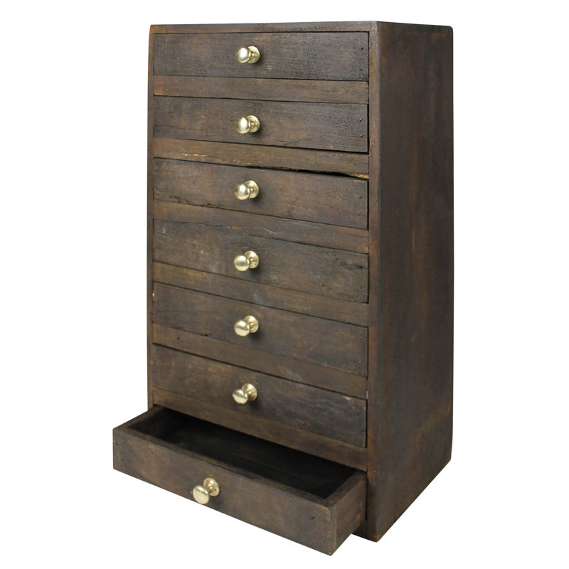 Commode de rangement 7 tiroirs Mlawsky