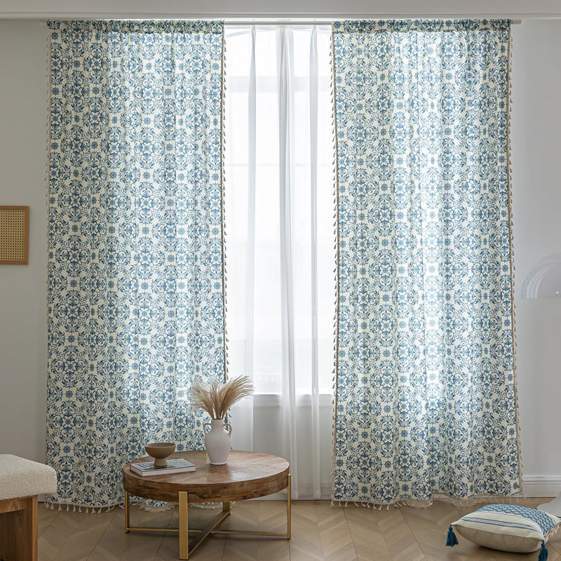 Curtain Panel Pair, 132.08cm  Width x 213.36cm Drop