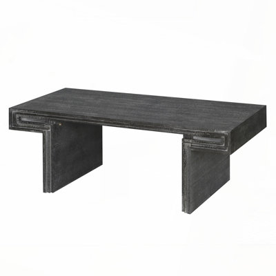 Wood Texture Rectangular Coffee Table