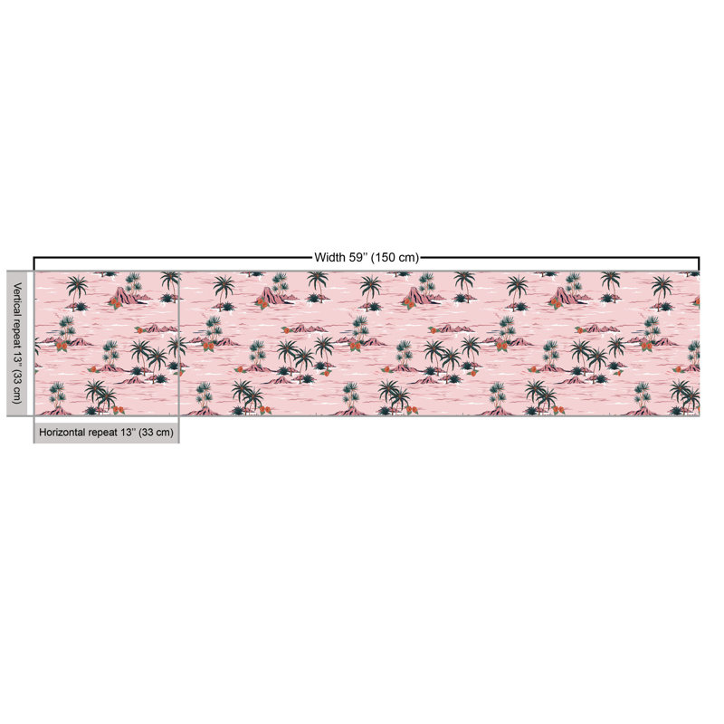 Parocela Palms Rocky Beach Fabric