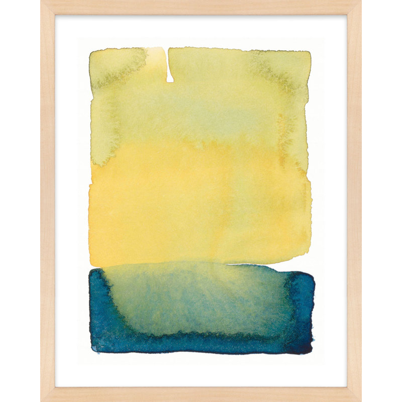 Yellow Wash Print by Jacques Pilon, Maple Wood, 25" H x 20" W