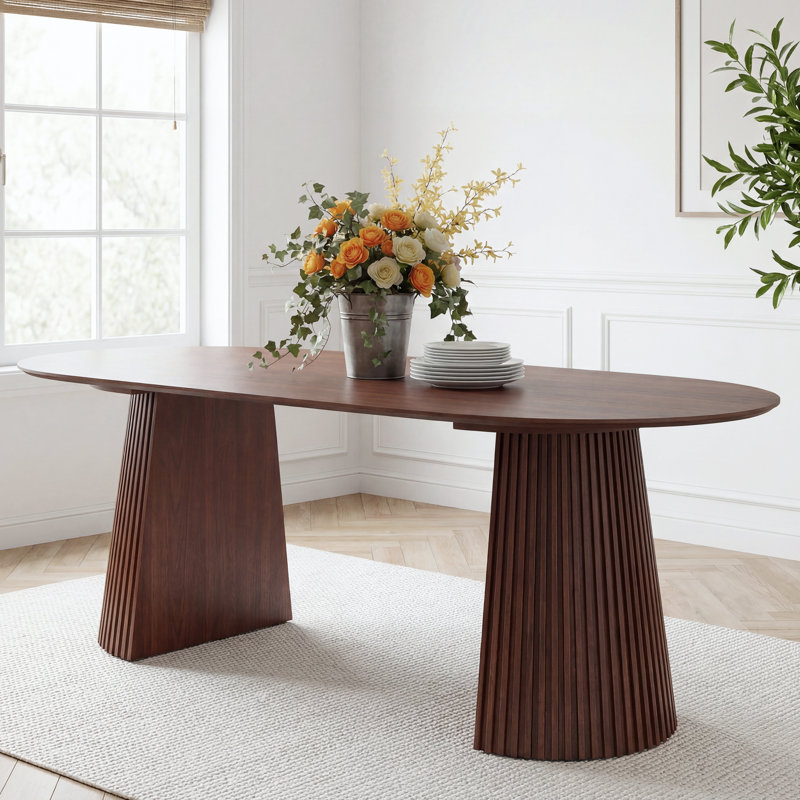 Table de salle à manger Hulse, Noyer