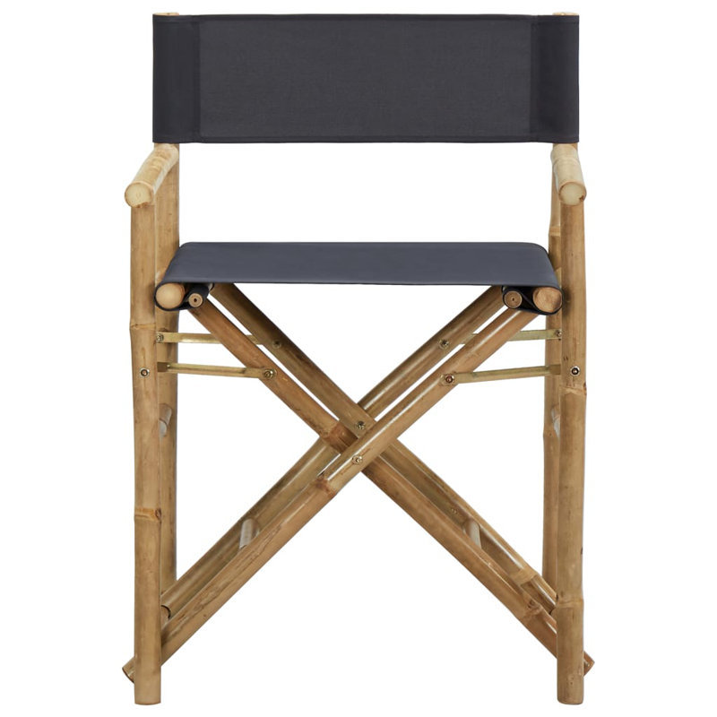 Gallatin Folding Director Chair, Dark Grey