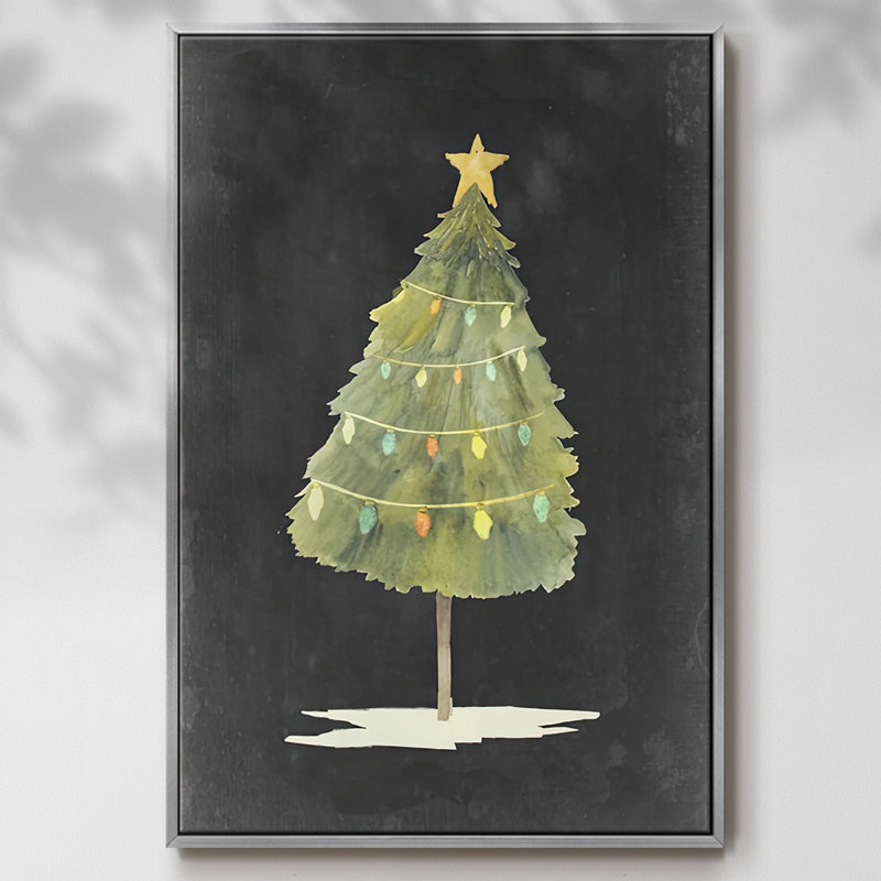 Lueur de Noël I, Gris, H 41 po x l 27 po x P 1,5 po