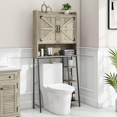 Leithan Freestanding Over The Toilet Storage