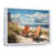 White Floater Framed