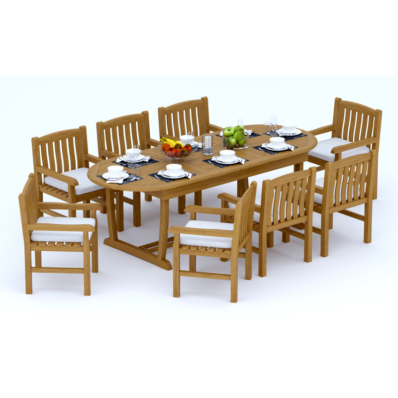Ensemble repas extérieur L 71 po Devon, 8