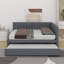 Lit de jour double avec lit gigogne-1338719463