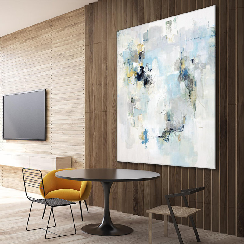 Noyau de couleur sur toile, H 72 po x l 72 po x P 1,5 po