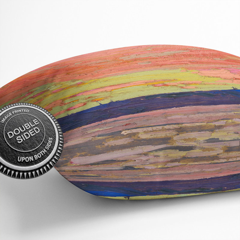 Sunset Square Throw Cushion, 55cm H x 55cm W x 20cm D