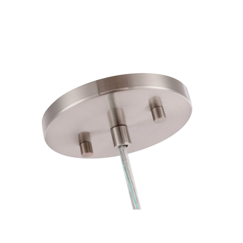 Luminaire suspendu sphère 1 lumière Herr, Mercure, Nickel, Halogène